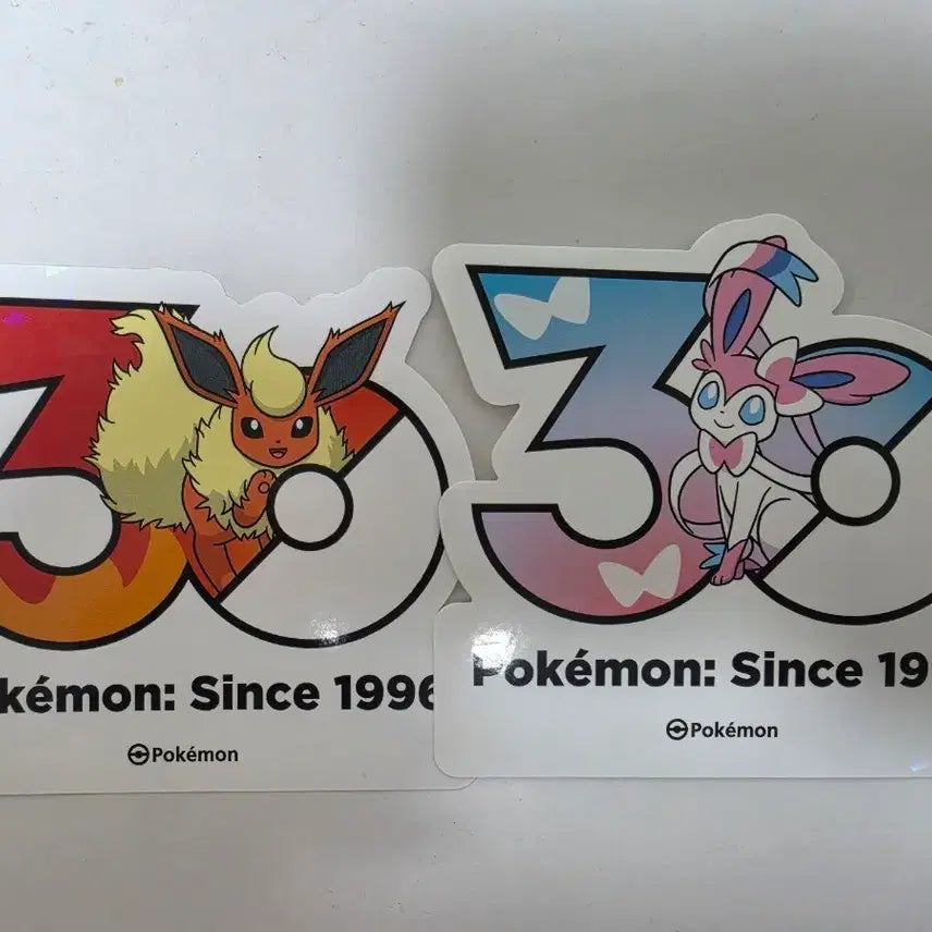[BUNJANG] Pokemon 30th Anniversary Sticker Set (Booster & Nymphia) / 포켓몬 팝업 30주년 스티커 (부스터/님피아)