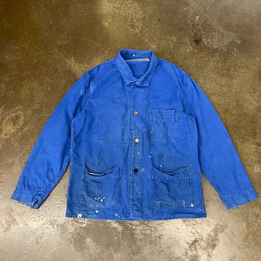 [BUNJANG] 70s Vintage French Work Jacket (105) / 70s 빈티지 프렌치 워크 자켓 (105)