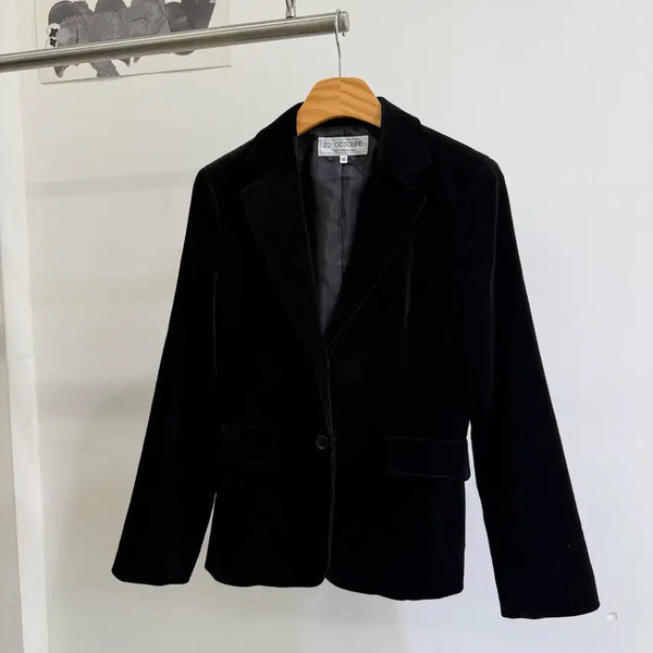[BUNJANG] 22OCTOBRE Velvet Jacket / 22OCTOBRE 벨벳 자켓