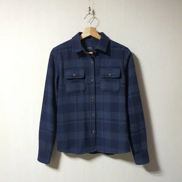 [BUNJANG] A.P.C. (APC) Checked Wool Shirt Jacket / apc 아페쎄 체크 울 셔츠 셔켓 34  사이즈  a.p.c 정품