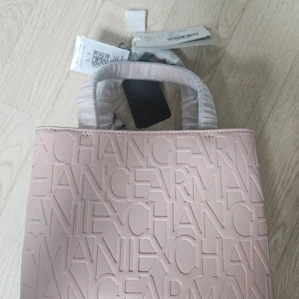 [BUNJANG] Armani Exchange Pink Tote Bag / 아르마니 익스체인지 핑크 토트백 새상품