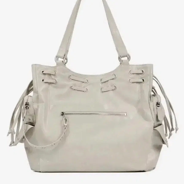[BUNJANG] Deinet New Stud String Big Bag Ash Beige / 다이닛 Deinet new stud string big bag ash beige