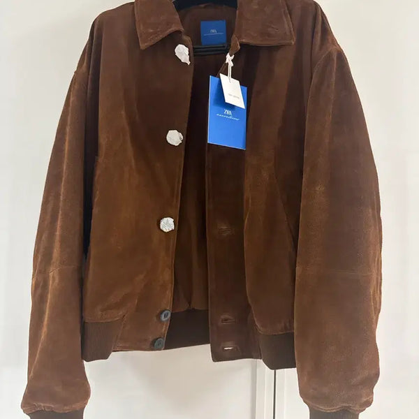 [BUNJANG] Zara Aaron Levin Suede Jacket XL / 자라 아론레빈 스웨이드자켓 xl사이즈 새상품