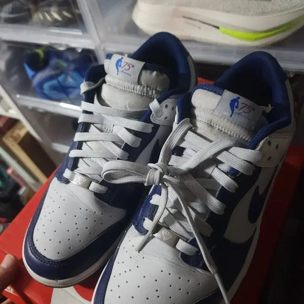 [BUNJANG] Nike Dunk Low EMB NBA 75th Anniversary Nets 285 / 나이키 덩크 로우 NBA 75주년 285 EMB 네츠