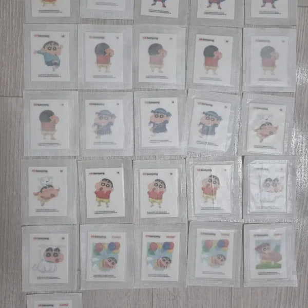 [BUNJANG] Crayon Shin-chan Picnic Sticker Bundle Set / 상양 짱구 피크닉 띠부씰 교환