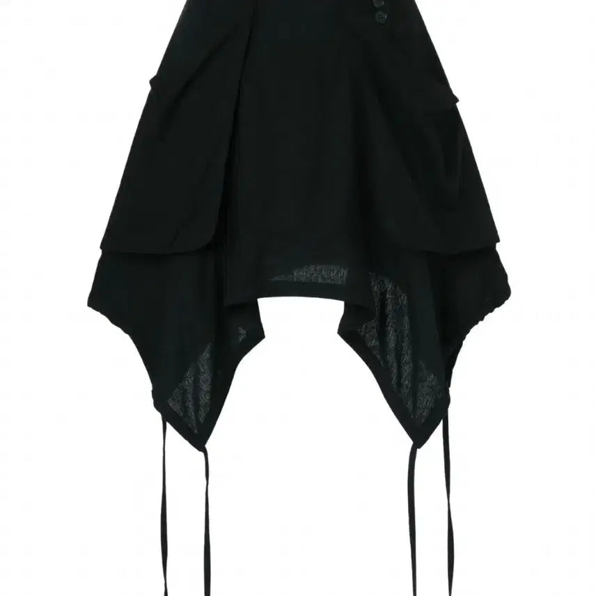 [BUNJANG] Koiseio Fairy String Skirt Black / 코이세이오 페어리 스트링 스커트 블랙