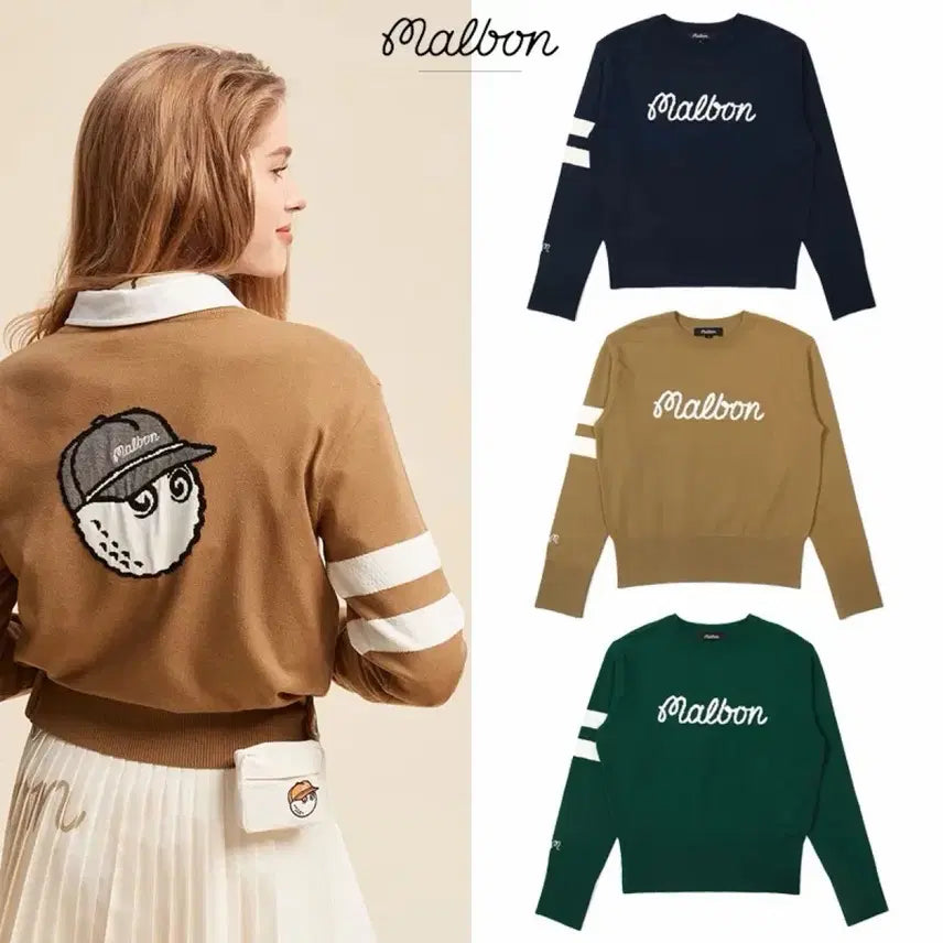 [BUNJANG] Malbon Golf Wear Women's Knit / 말본골프웨어 여성니트