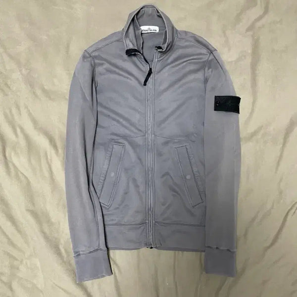 [BUNJANG] Stone Island Zip-Up Black Badge / 스톤아일랜드 집업 블랙와펜