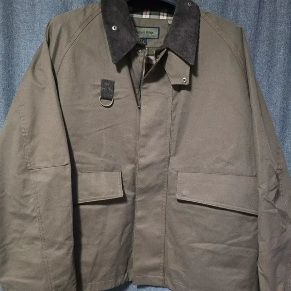 [BUNJANG] Uniform Bridge Short Hunting Jacket Brown / 유니폼브릿지 숏헌팅자켓 브라운