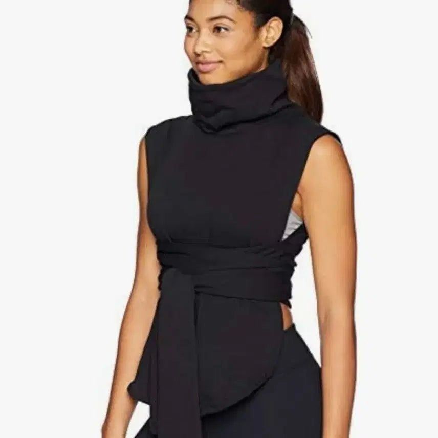 [BUNJANG] Nike Women's Dri-FIT Wrap Pullover Black M Size / [새제품] 나이키 여성 드라이핏 랩 풀오버 블랙 M사이즈