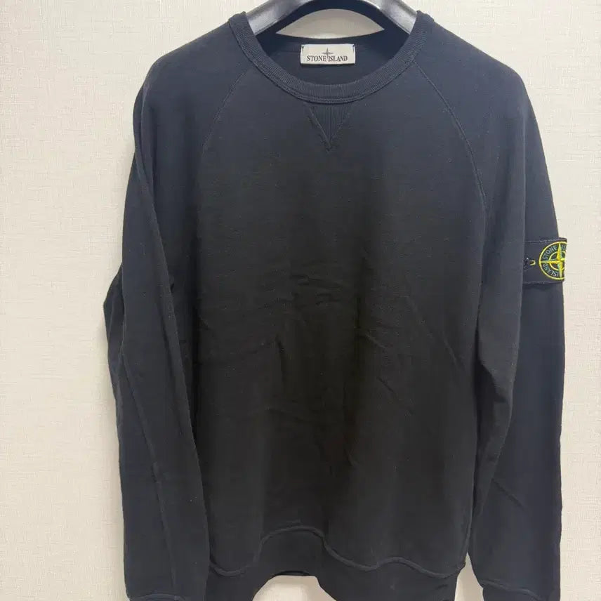 [BUNJANG] Stone Island Sweatshirt Black 23ss M / 스톤아일랜드 맨투맨 블랙 23ss M