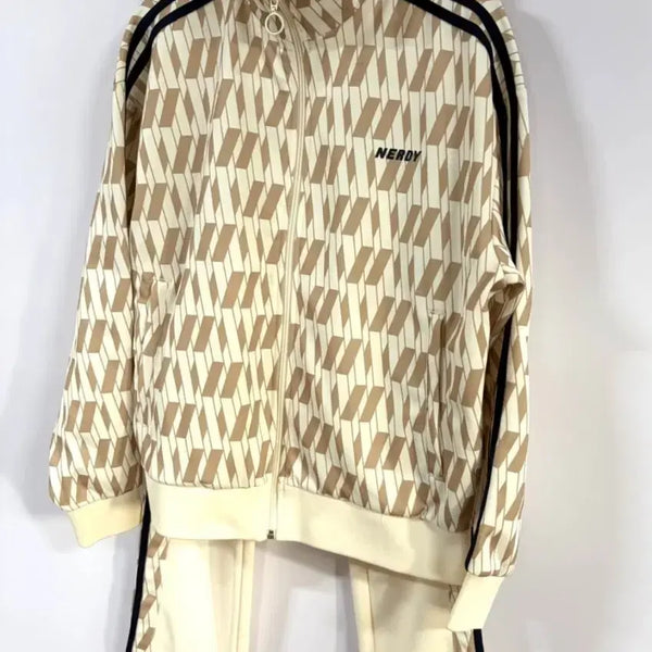 [BUNJANG] NERDY Pattern Tracksuit Set (Size S) / 새제품(S)널디 패턴 트랙탑 세트