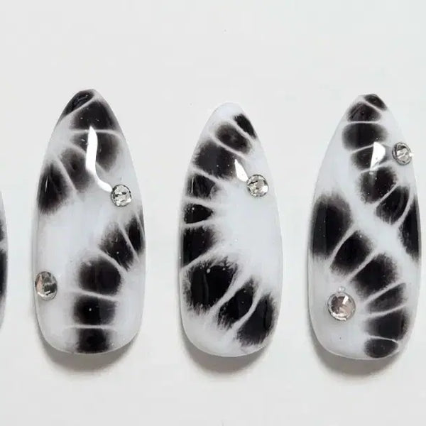 [BUNJANG] Dot Marble Handmade Nail Tips / [도트마블_수제네일팁] #상점소개글 필독 :)