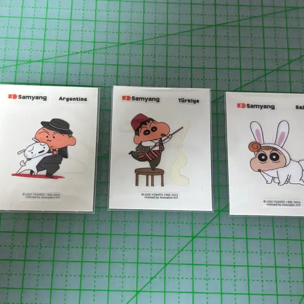 [BUNJANG] Samyang Crayon Shin-chan Ttibucseal Bundle Set / 삼양 짱구 띠부씰 일괄 판매