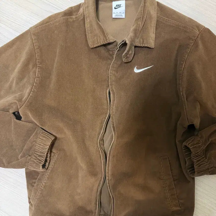 [BUNJANG] Nike Life Harrington Jacket 'Ale Brown' White / 나이키 라이프 해링턴 자켓 에일 브라운 화이트