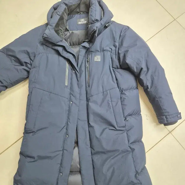 [BUNJANG] Kolon Terranova Navy Long Padding 110 / 코오롱 테라노바 네이비 롱패딩 110