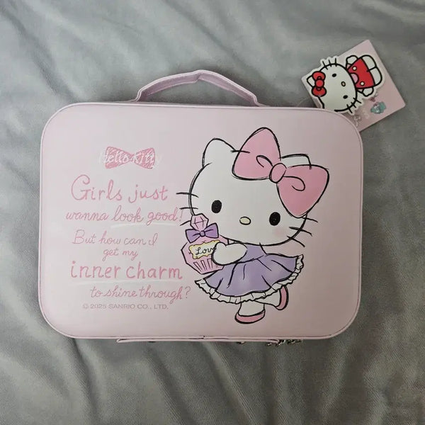 [BUNJANG] Sanrio Hello Kitty Makeup Box/Ready Bag / 키티 메이크업 박스