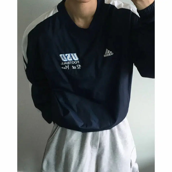 [BUNJANG] Adidas 90s Old Skool Sideline Team Warm-up Jacket / Adidas 아디다스 90s 올드스쿨 사이드라인 팀 웜업