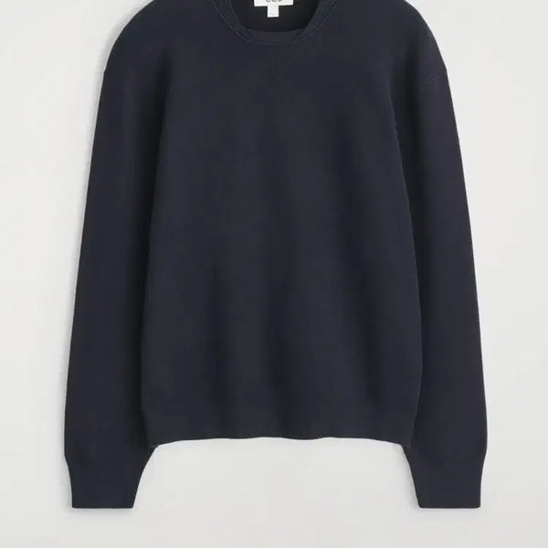 [BUNJANG] COS Double-Faced Knit Navy L / 코스 더블페이스 니트 (L) 네이비
