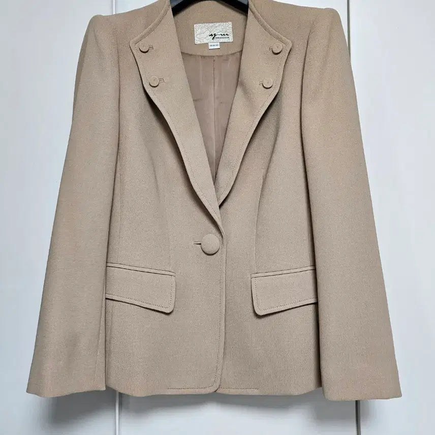 [BUNJANG] Yang Sung Sook Beige Jacket (Size 66) / (새상품) 양성숙 자켓  (85-94-165)