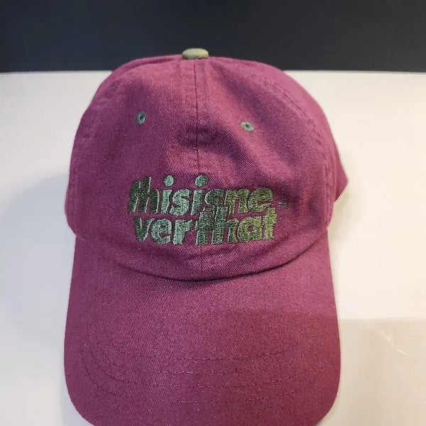 [BUNJANG] Thisisneverthat Burgundy Logo Ball Cap / 디스이즈네버댓 버건디 로고 볼캡 모자