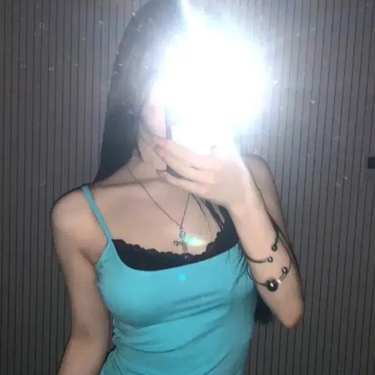 [BUNJANG] Mintcore Layered Camisole / 민트코어 레이어드 나시