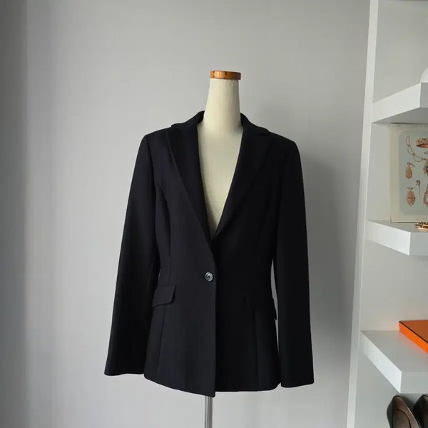 [BUNJANG] Son Jung Wan Classic Stripe Tailored Jacket / 55 손정완 클래식 스트라이프 테일러드 자켓