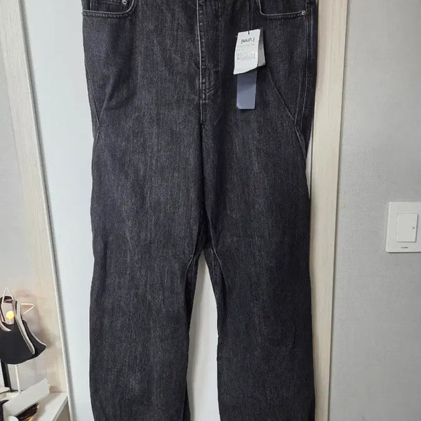 [BUNJANG] Juun.J Structured Stitch Denim Pants (Size 50) / 준지 대님 스트럭처 스티치 팬츠 (50)