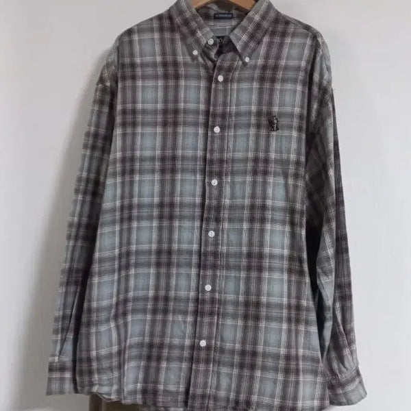 [BUNJANG] WhoAU Check Boxy Shirt M~L / 후아유 체크 박시 셔츠 M~L