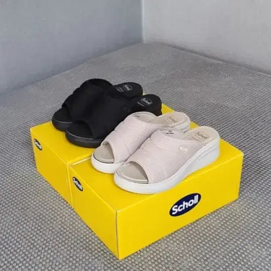[BUNJANG] Shoulder Slipper Black Size 37 / 새상품)숄 슬리퍼 (235 전후)