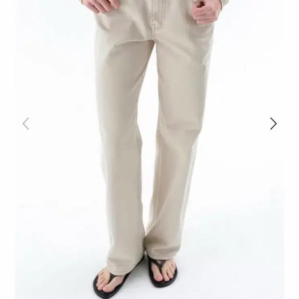 [BUNJANG] Ceeci Beige Dyed Coney Denim Pants / Ceeci 씨에씨 베이지 염색 코니 데님 바지