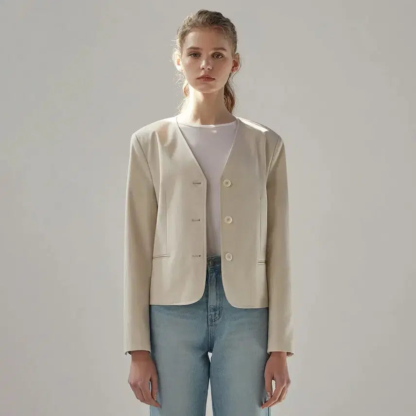 [BUNJANG] ANNIES Ivory Jacket / (정가12) 앤니즈 아이보리 자켓
