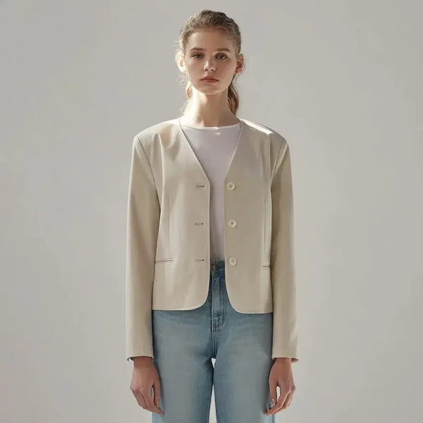 [BUNJANG] ANNIES Ivory Jacket / (정가12) 앤니즈 아이보리 자켓