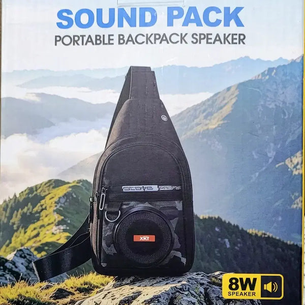 [BUNJANG] XKT Soundpack Portable Bluetooth Speaker Sling Bag (2 Types) / XKT 사운드팩 휴대용 블루투스 스피커 슬링백 2종 (새상품)