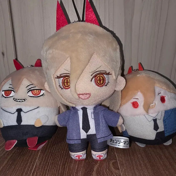 [BUNJANG] Chainsaw Man Power Plush Keychain 3-Piece Bundle Set / 체인소맨 파워 인형 3종 일괄
