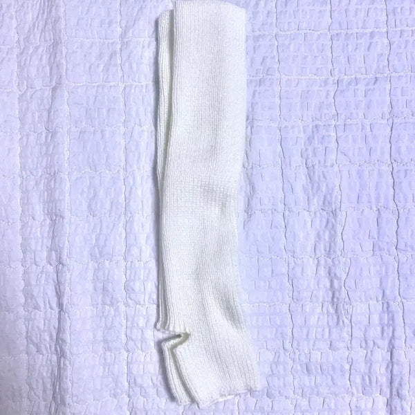 [BUNJANG] Ivory Knit Leg Warmers / 가을 겨울 아이보리 니트 레그워머
