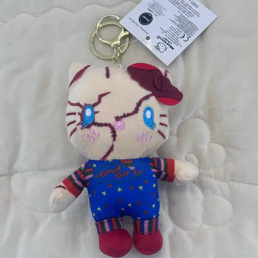 [BUNJANG] Hello Kitty x Chucky Collaboration Doll Keychain / 헬로키티 처키 인형 키링
