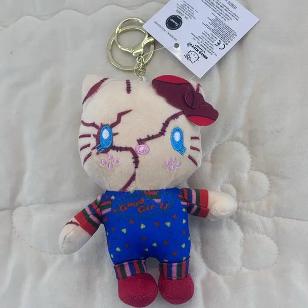[BUNJANG] Hello Kitty x Chucky Collaboration Doll Keychain / 헬로키티 처키 인형 키링