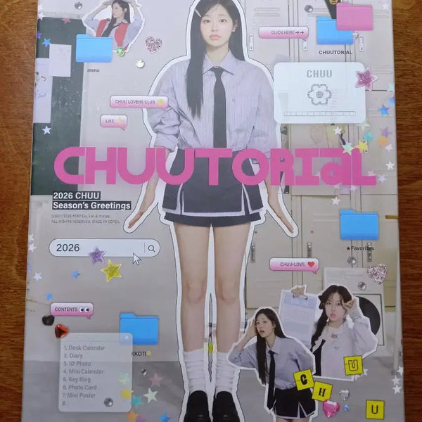 [BUNJANG] LOONA Chuu 26 Season's Greetings Chutorial Photocard Set / 이달소 츄 26시그 츄토리얼