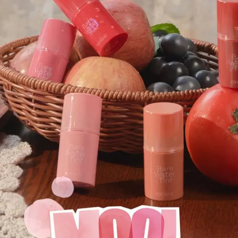 [BUNJANG] Rom&nd Bare Water Tint (Cool Tone) - 2 Items: Taffy Plot, Mully Grape / (미개봉 쿨톤 2개)롬앤 베어 물 틴트 :태피플롯,물그레이프