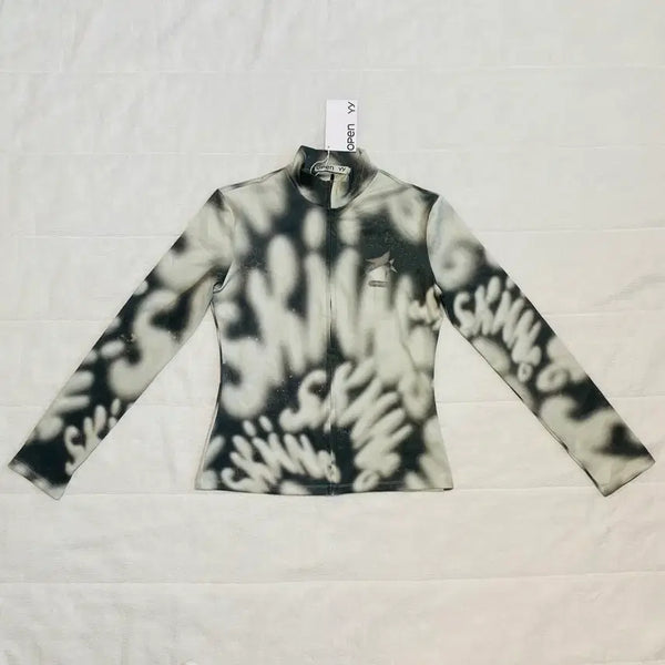 [BUNJANG] OpenYY Skiing Graphic Zip Jacket / (2Size)오픈와이와이OpenYY  Skiing 그래픽 집 자켓
