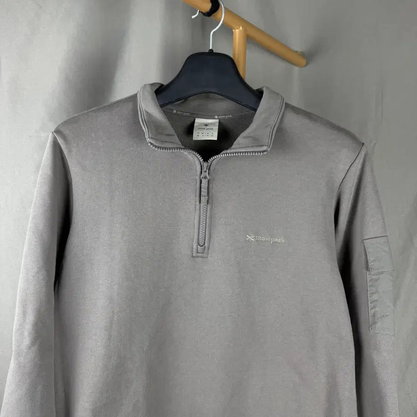 [BUNJANG] Snow Peak Half Zip Sweatshirt - Size M / M ) 스노우피크 반집업 맨투맨