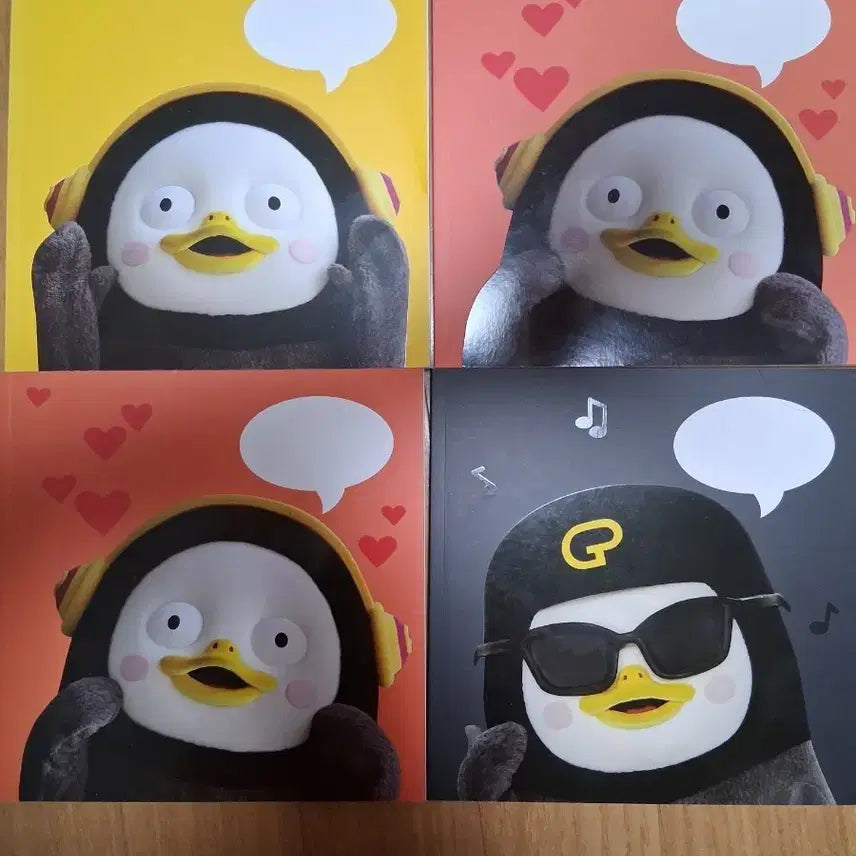 [BUNJANG] Pengsoo Grid Paper Notebook Bundle Set / 펭수 모눈종이 노트 일괄판매