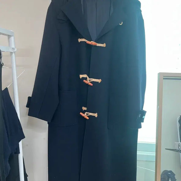 [BUNJANG] InstantFunk Duffle Coat Navy / 인스턴트펑크 더플 코트
