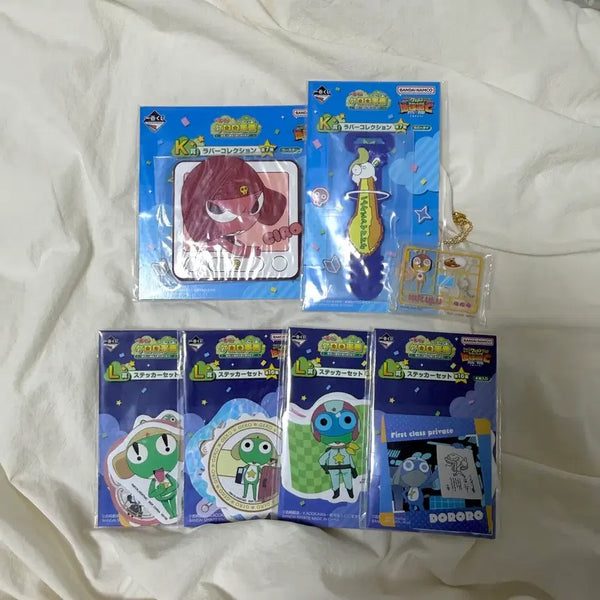 [BUNJANG] Keroro Ichiban Kuji Rubber Straps Bundle Set / 미개봉 일괄) 케로로 이치방 쿠지 하위상 j상 k상 l상 일괄 러버 스트랩 타마마 쿠루루 기로로 도로로