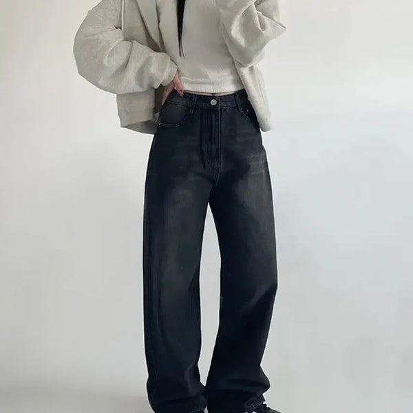 [BUNJANG] Black Denim Jeans / 흑청바지