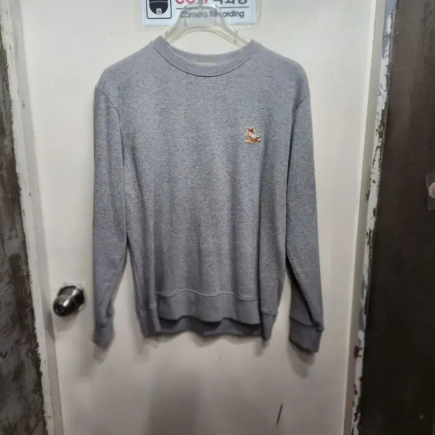 [BUNJANG] Maison Kitsuné Fox Logo Sweatshirt Grey / 메종키츠네 맨투맨 그레이