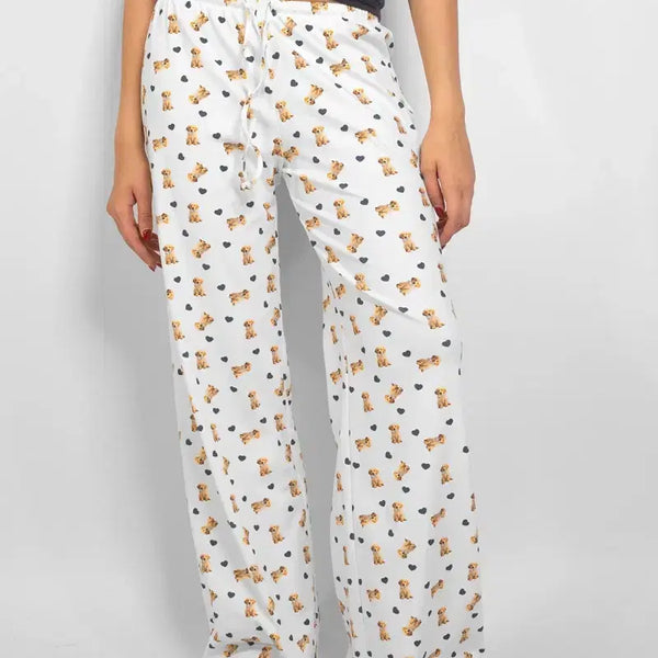 [BUNJANG] Subdued Teddy Bear Pants Size S / 섭듀드 테디베어 팬츠 s