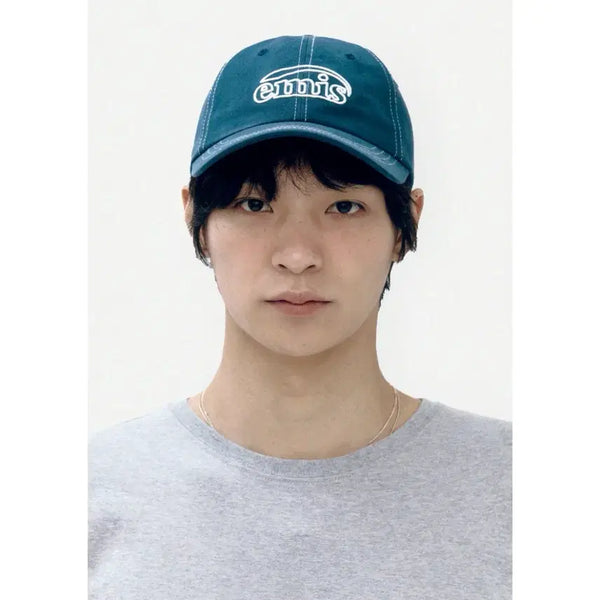 [BUNJANG] Emis Stitch Ball Cap Navy / 이미스 스티치 볼캡 네이비 판매