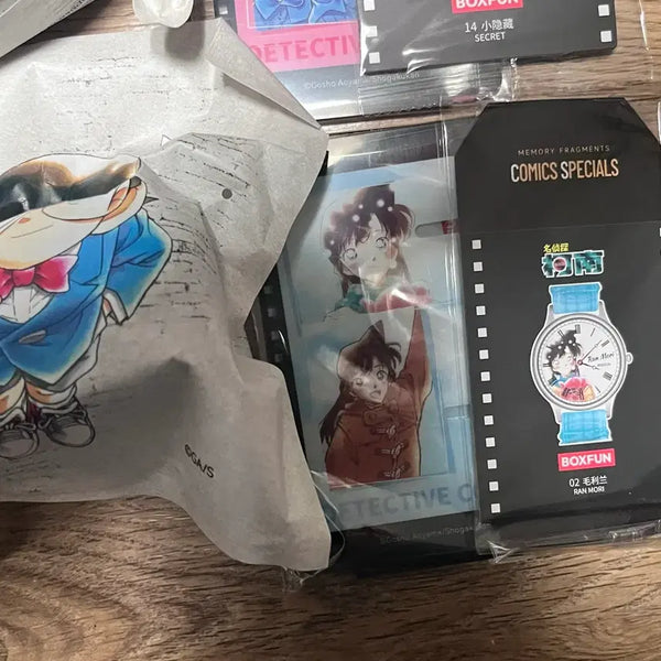 [BUNJANG] Detective Conan Ran Sealed Watch & Goods Bundle Set / 미개봉) 코난 시계 란